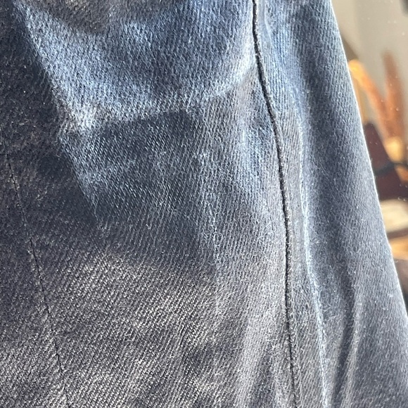 EB Denim x Revolve NWT Lace-Up Denim Mini Dress in Black Wash - Picture 7 of 16